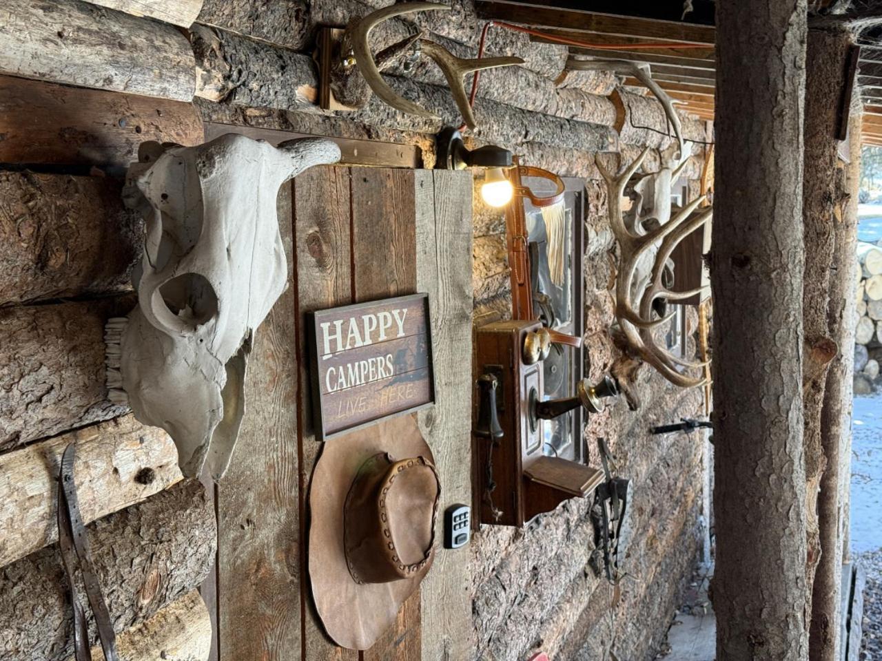Rustic Cozy Cabin With Hot Tub Bragg Creek エクステリア 写真