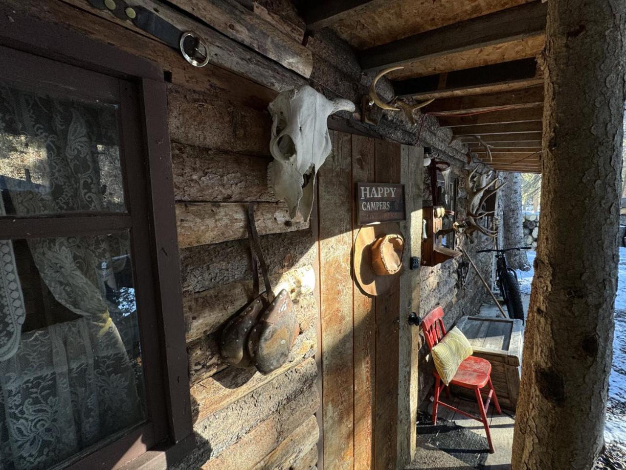 Rustic Cozy Cabin With Hot Tub Bragg Creek エクステリア 写真