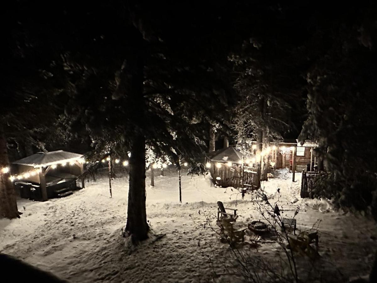 Rustic Cozy Cabin With Hot Tub Bragg Creek エクステリア 写真